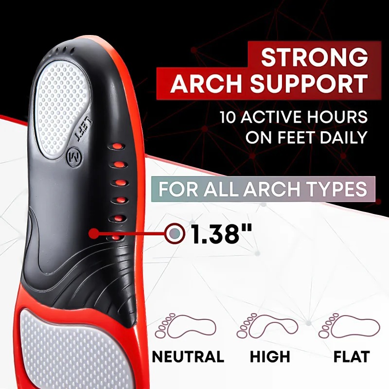 Women'S Shoes With Plantar Fasciitis - Premium Silicone Gel Insoles for Shoe