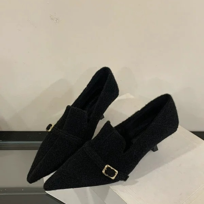 Women Shoes Nb - 2025 New Single Shoe Vintage Metal