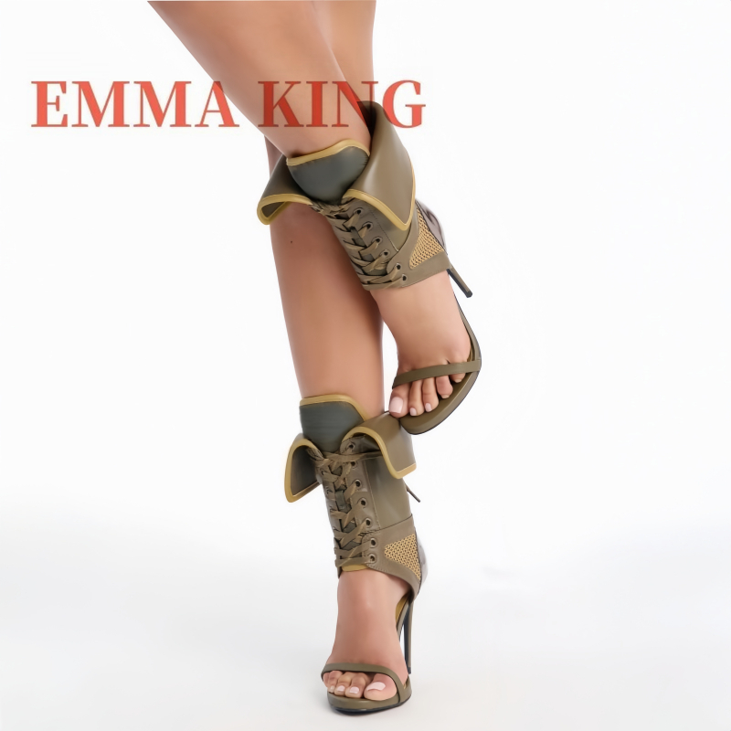 Green Fold Over Ankle High San - Women Shoes Boots review and price