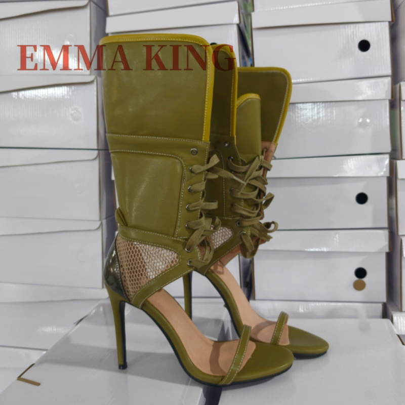 Green Fold Over Ankle High San - Women Shoes Boots review and price