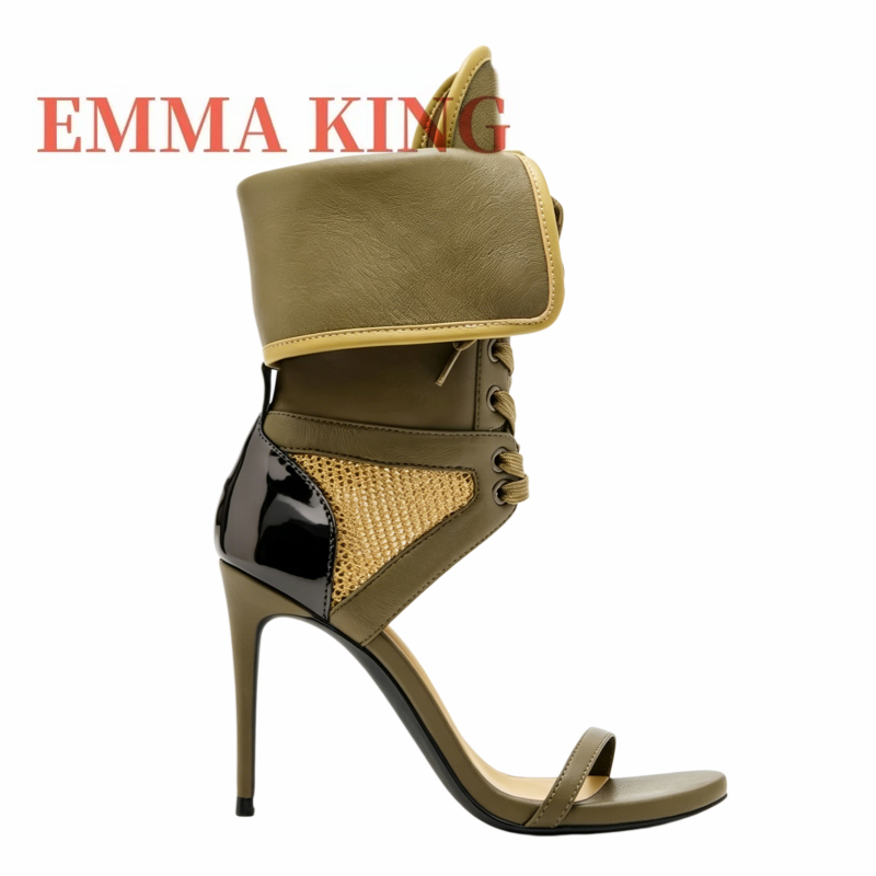 Green Fold Over Ankle High San - Women Shoes Boots review and price