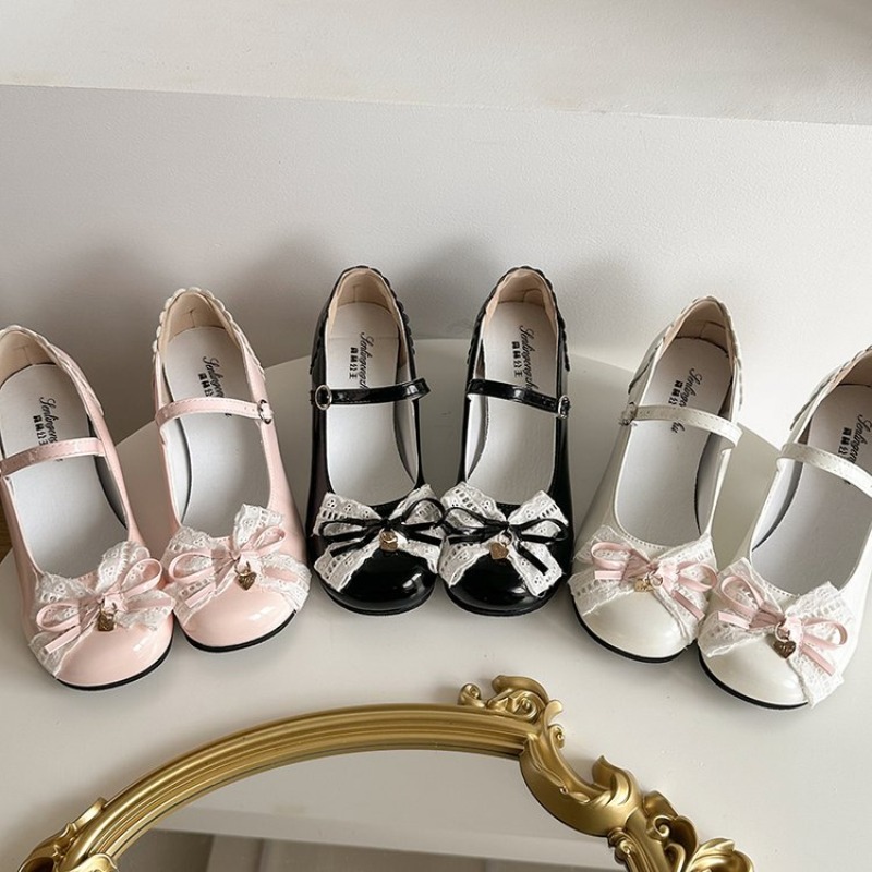Sweet Lolita Butterfly-knot Wo - Patent Leather Pump review and price