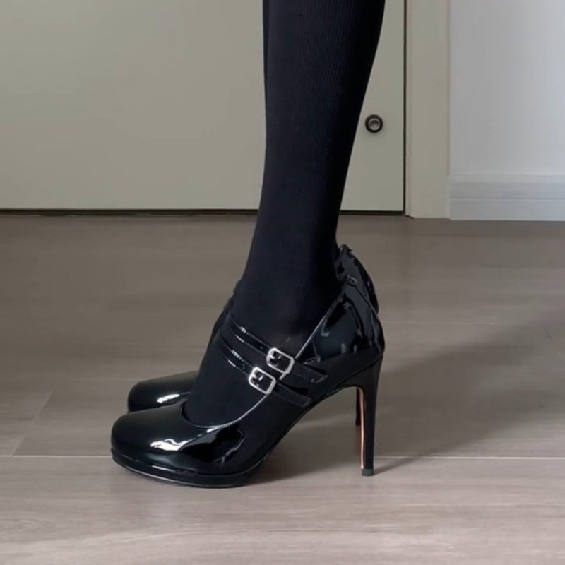 2025 Brand New Vintage y2k Bla - Patent Leather Pump review and price