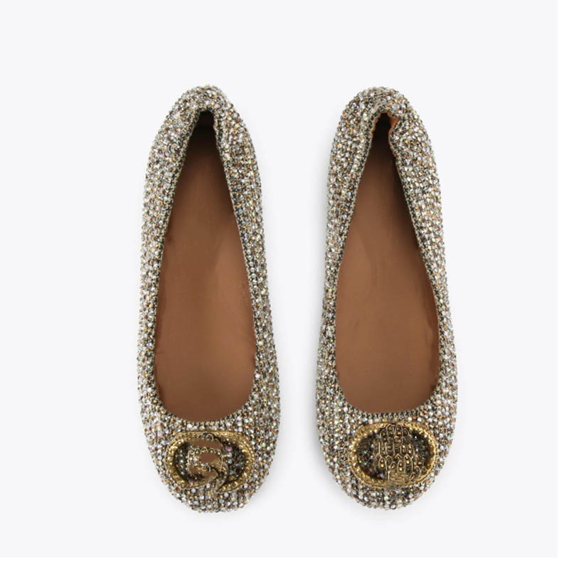 Luxury Full-diamond Shallow-cu - Ballet Flat Women review and price
