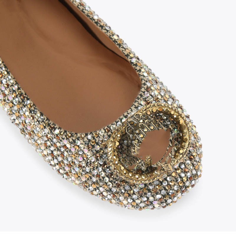 Luxury Full-diamond Shallow-cu - Ballet Flat Women review and price