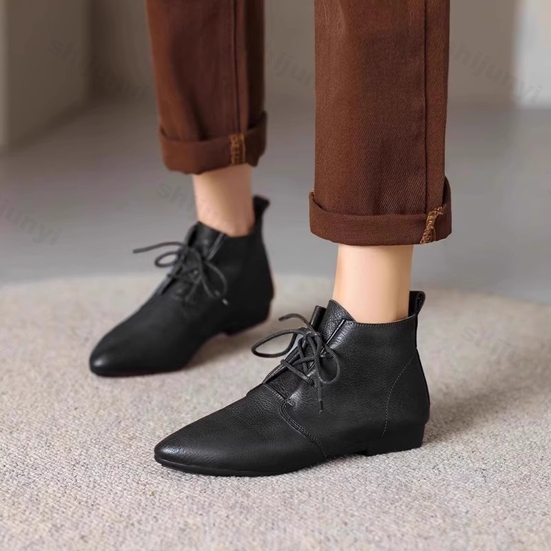 Women Short Boots 2025 Leather - Women'S Shoes Trending 2025 review and price