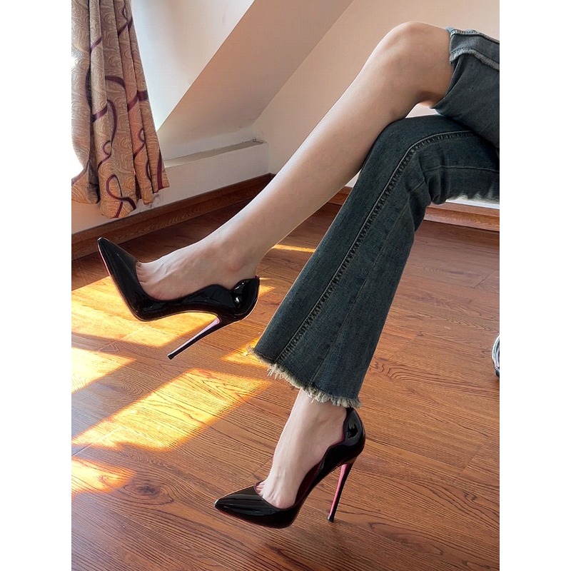 Spring shallow mouth patent le - Patent Leather Pump review and price
