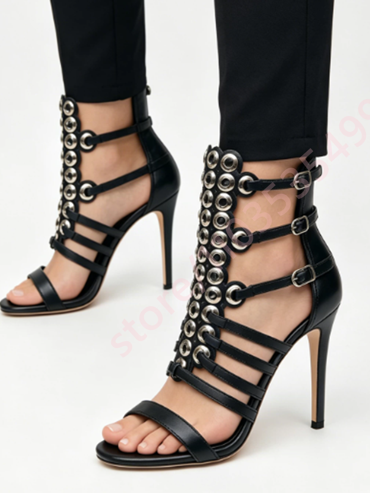 Sexy Women Strappy Stiletto He - Strappy Heeled Sandals review and price