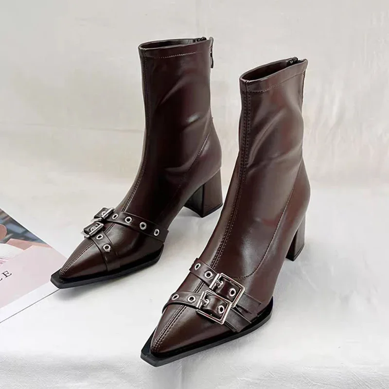 High Heels Ankle Boots Women C - Women'S Shoes Trending 2025 review and price