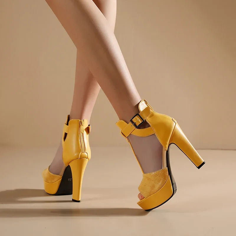 Yellow Platform Sandals Women  - Women Shoes Boots review and price