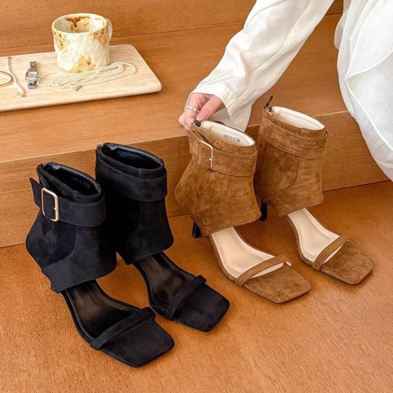 Retro Summer New Square Toe Op - Women Shoes Boots review and price